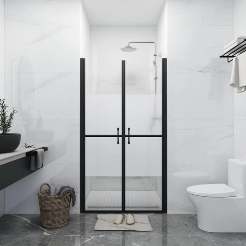 Ușă cabină de duș, jumătate mată, (78-81)x190 cm, ESG Lando