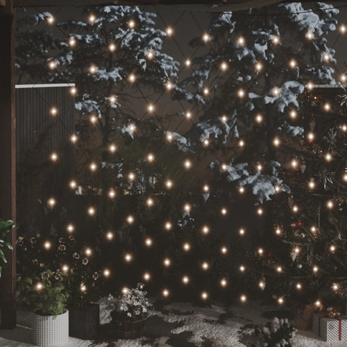 Plasă lumini de Crăciun alb cald 3x3m 306 LED interior/exterior Lando