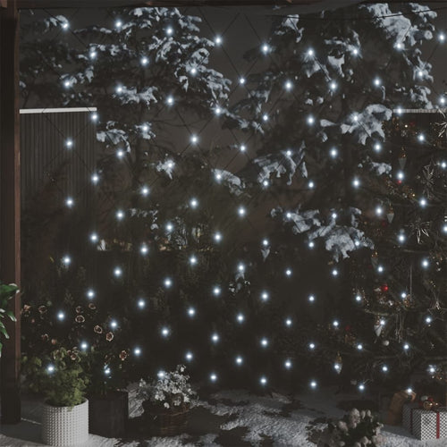 Plasă lumini de Crăciun, alb rece, 3x3 m, 306 LED-uri, int/ext Lando