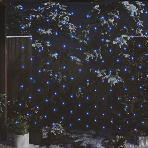 Plasă lumini Crăciun, albastru 3x3 m, 306 LED interior/exterior Lando
