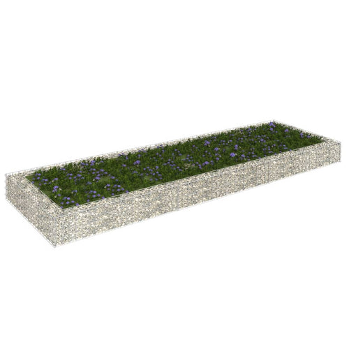 Strat înălțat de gabion, 300x100x20 cm, oțel galvanizat Lando