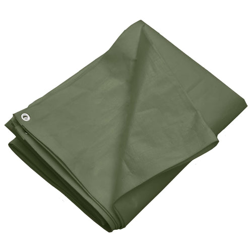 Prelată 260 g/m², verde, 4x5 m, HDPE Lando