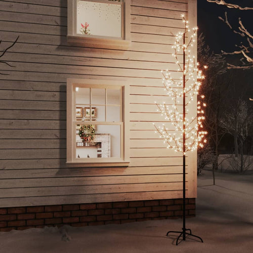 Copac cu flori de cireș cu LED, 368 LED-uri alb calde, 300 cm Lando