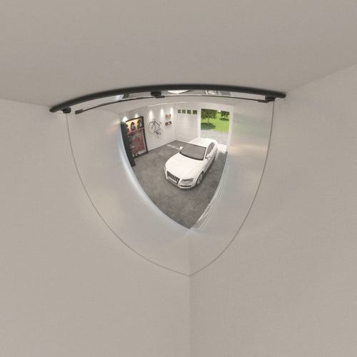 Oglinzi de trafic sfert de cupolă, 2 buc., Ø80 cm, acril Lando