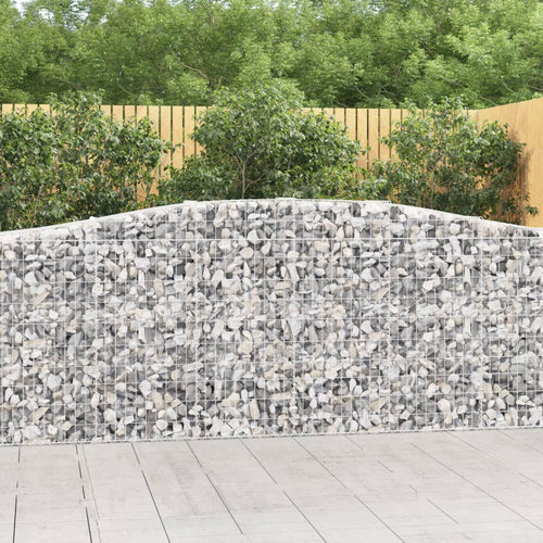 Coșuri gabion arcuite 25 buc, 400x50x100/120 cm fier galvanizat