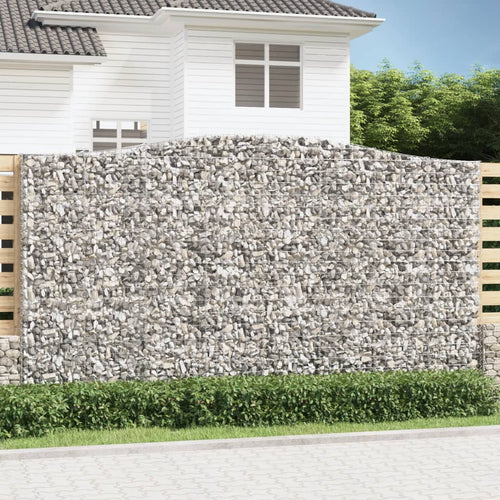 Coș gabion arcuit 400x50x220/240 cm fier galvanizat Lando