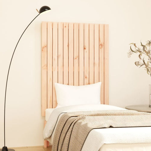 Tăblie de pat pentru perete, 82,5x3x110 cm, lemn masiv de pin
