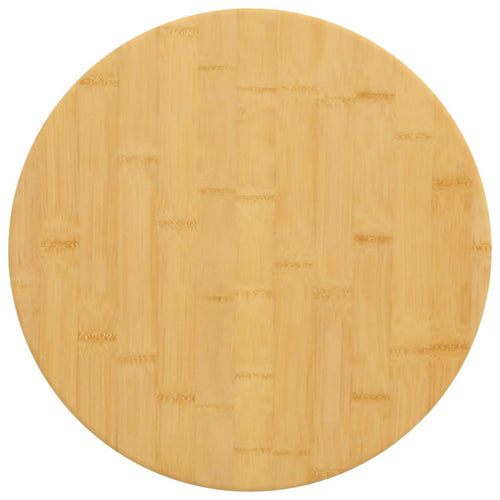 Blat de masă, Ø30x2,5 cm, bambus