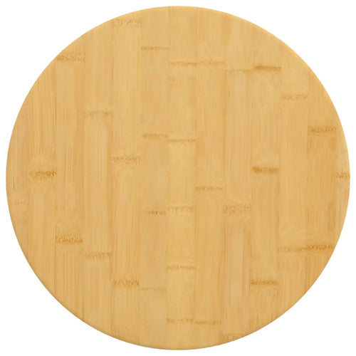 Blat de masă, Ø40x2,5 cm, bambus
