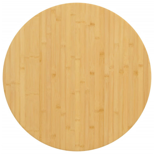 Blat de masă, Ø90x2,5 cm, bambus