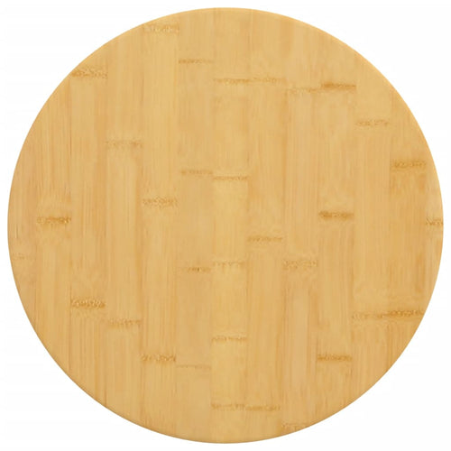 Blat de masă, Ø50x4 cm, bambus