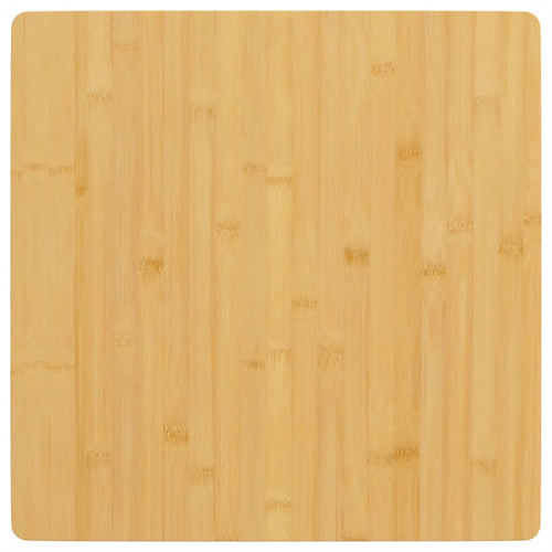 Blat de masă, 50x50x2,5 cm, bambus