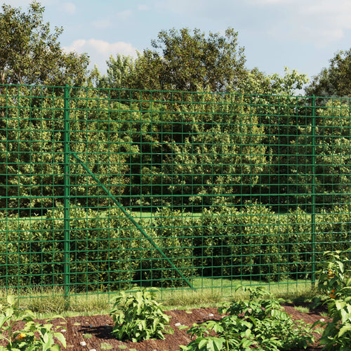 Gard plasă de sârmă cu țăruși de fixare, verde, 1,8x25 m Lando