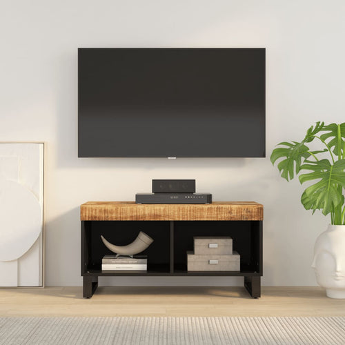 Comodă TV, 85x33x43,5 cm, lemn masiv de mango