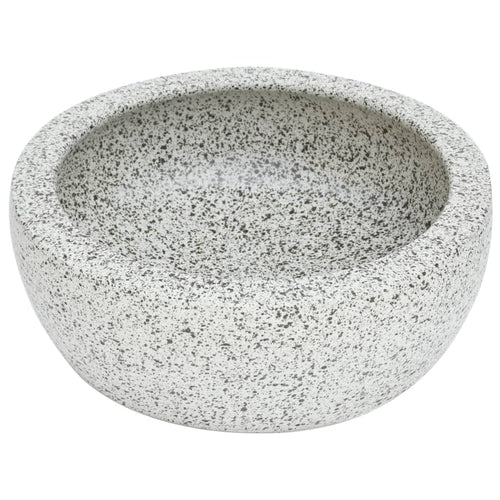 Lavoar de blat, gri, rotund, Φ41x14 cm, ceramică Lando