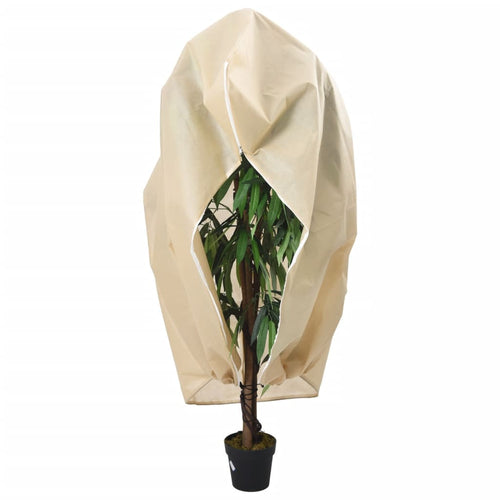 Protecție de fleece plante cu fermoar, 2 buc, 70 g/m², 1x1,55 m Lando