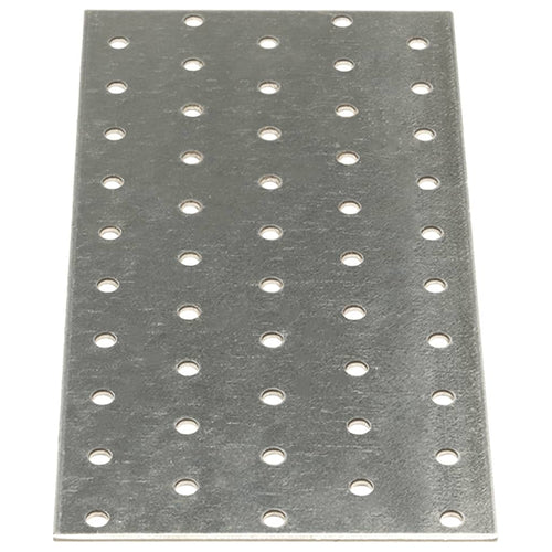 Plăci perforate, 40 buc., 2 mm, 200x100 mm, oțel galvanizat Lando