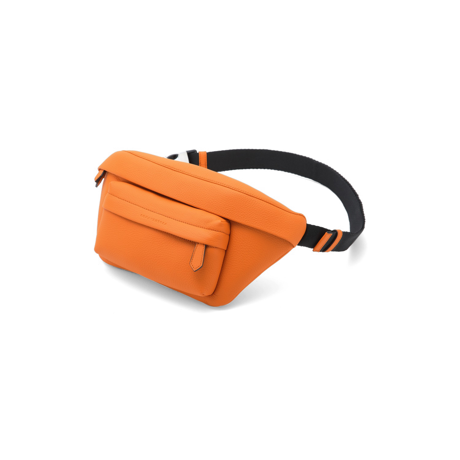 Geanta versatilă Luca Fjord Crossbody Bag de la BONAVENTURA ca punct culminant al verii în culoarea portocalie.