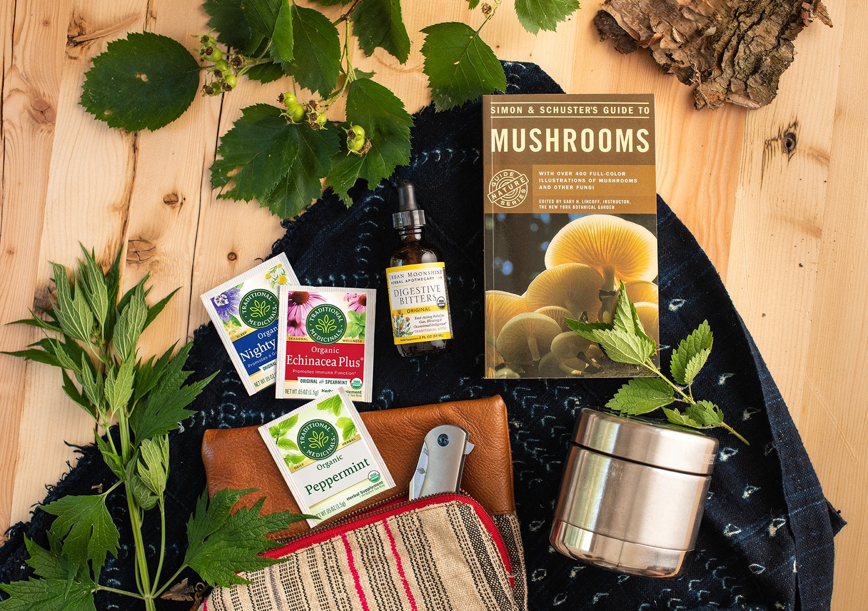 Herbal essentials for camping products