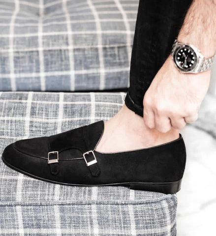 Party Wear New LV Black loafers for Men and Boys – Jalandhar Style