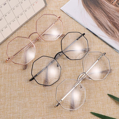 Eyeglasses: Round Eyeglasses, metal — Fashion