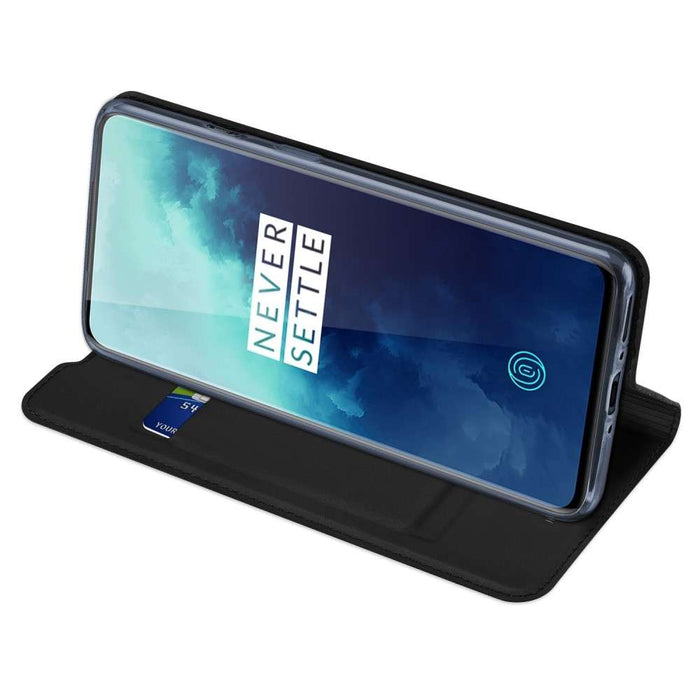 DUX DUCIS OnePlus 7T Pro TPU Wallet Hoesje - Zwart