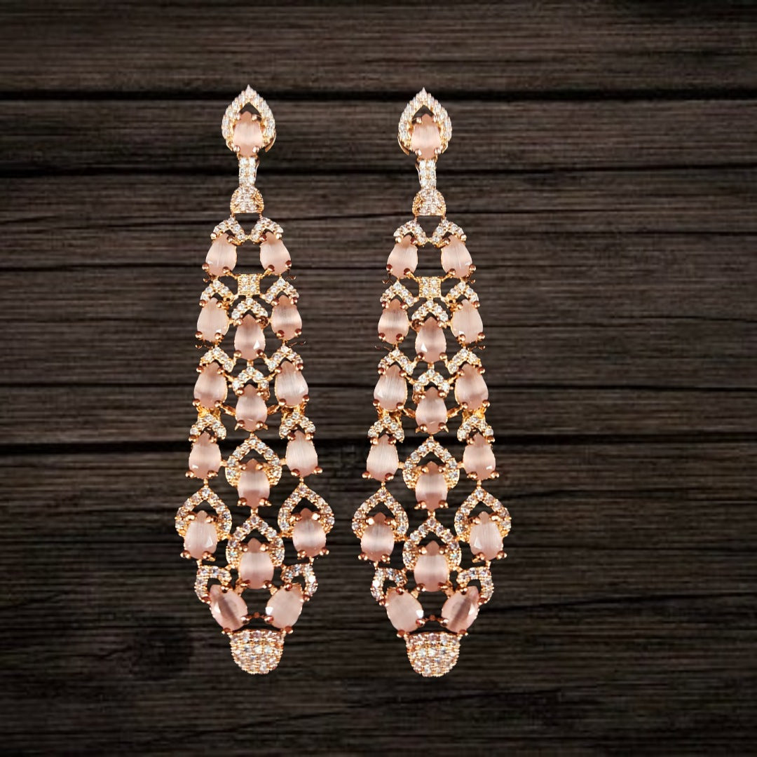 The Astra Diamond Chandelier Earrings  Diamond Earrings at Best Prices in  India  SarvadaJewelscom