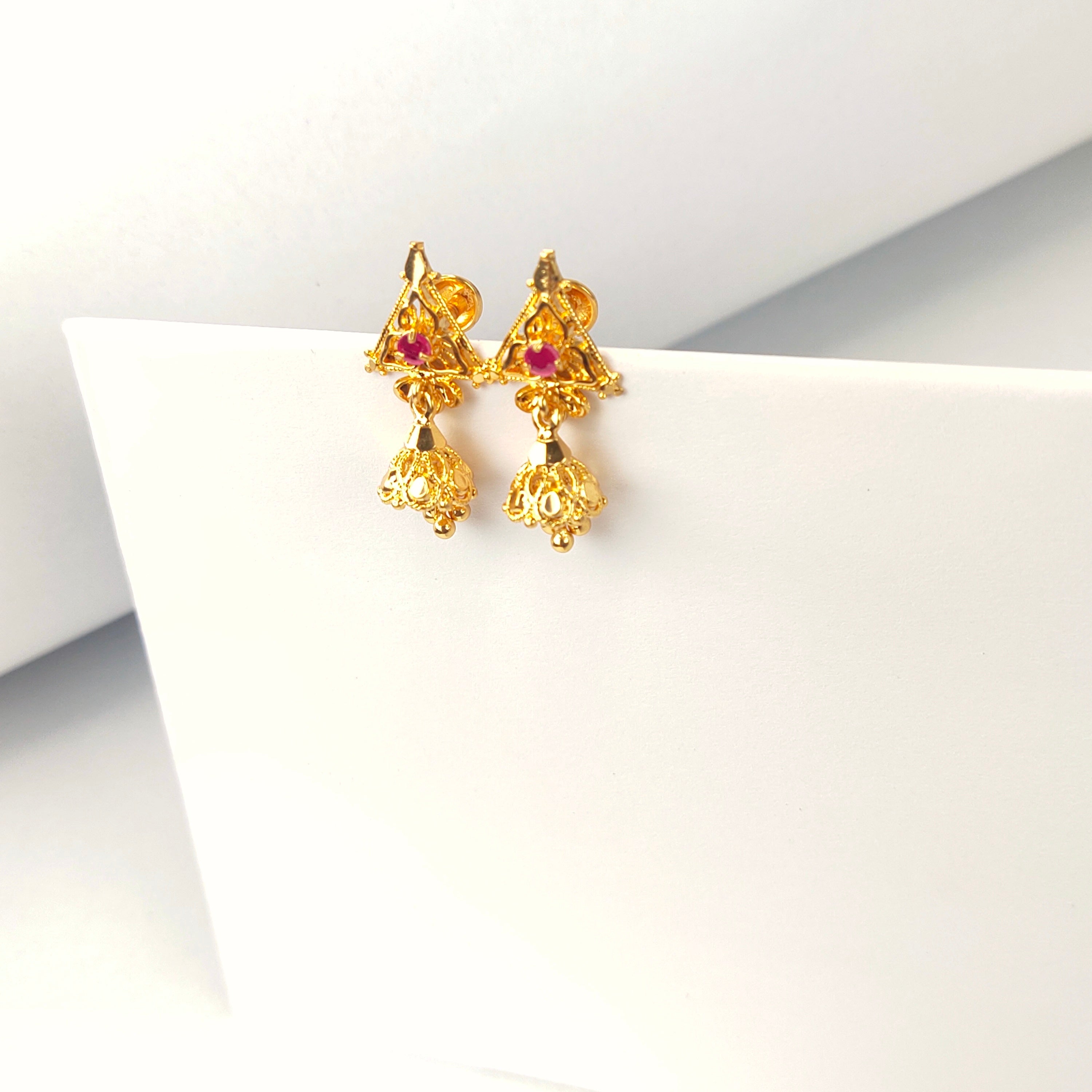 Fancy Gold Earring