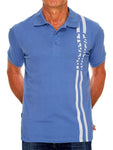 Vintage Stripe Mens Blue Polo | Cycology Clothing