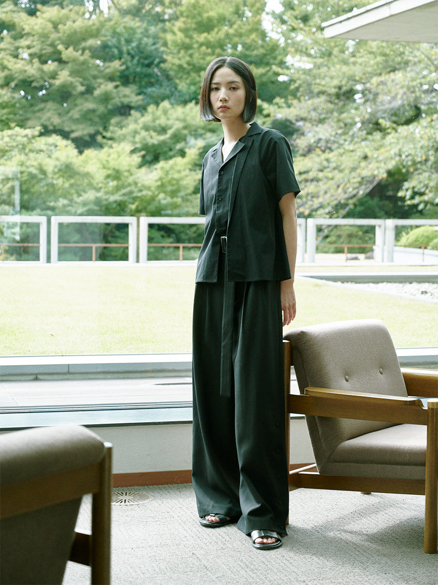 TELOPLAN テーロプラン Emanuel Trousers Black-