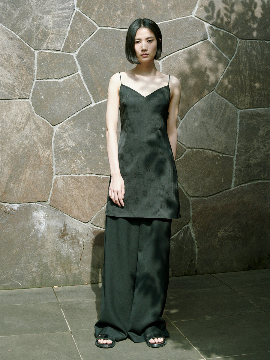 Alvaro Ⅱ Strappy Cami Dress / Black