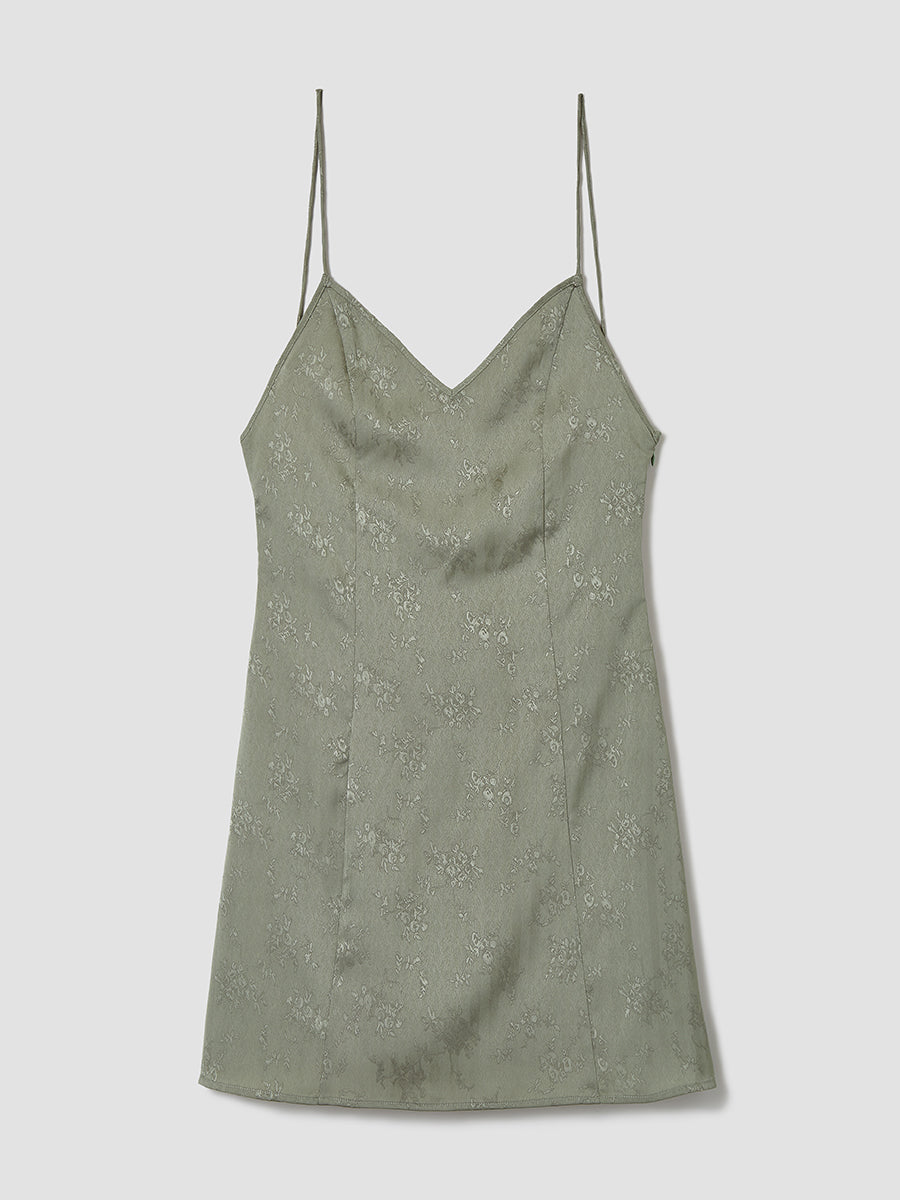 Alvaro Ⅱ Strappy Cami Dress / Green