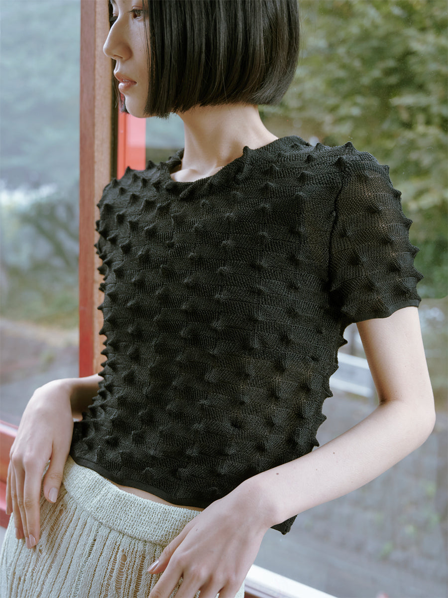 teloplan taki knit tops black | unimac.az