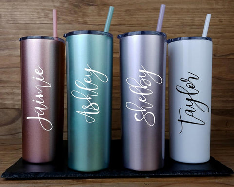 20 Oz. RTIC TUMBLER Personalized With Laser Engraved Name Phrase or Custom  Design Groomsman Gift Newest Colors, Matte Not Glossy 