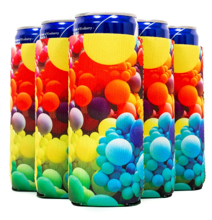 Slim Can Cooler Rainbow Palms ( 12 pack )