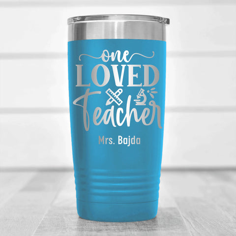 one loved teacher tumbler