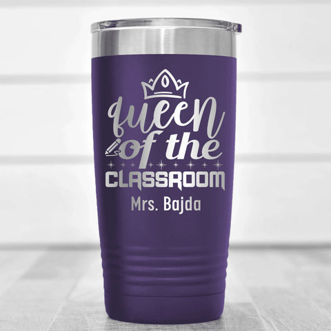 queen of the classroom tumbler