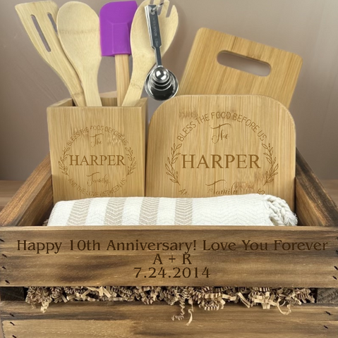 anniversary kitchen gift set