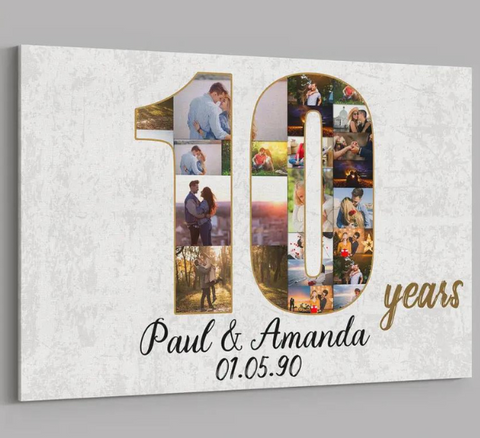 Anniversary Gifts Couple Gifts Birthday Gift Photo Collage Valentine Day  Gift Unique Gifts Custom Anniversary Gift Picture Gift 