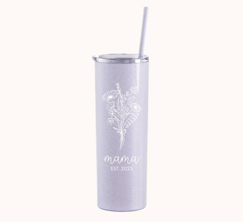 Box Babe Gift Mama Floral Tumbler