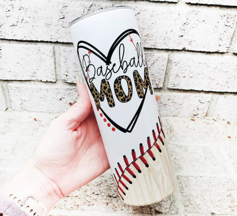 With Love From Vinyl Baseball Mom Tumbler