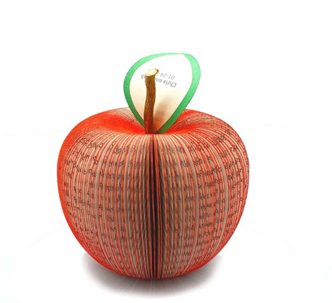 Red Apple Made from a Book