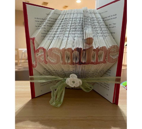 Personalized Folded Book Art