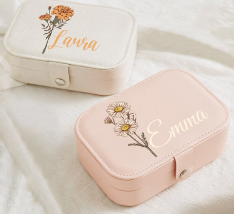 Floral Jewelry Case