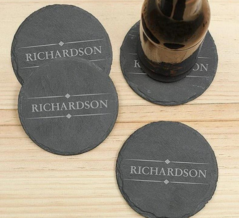 Personalized Slate Coasters