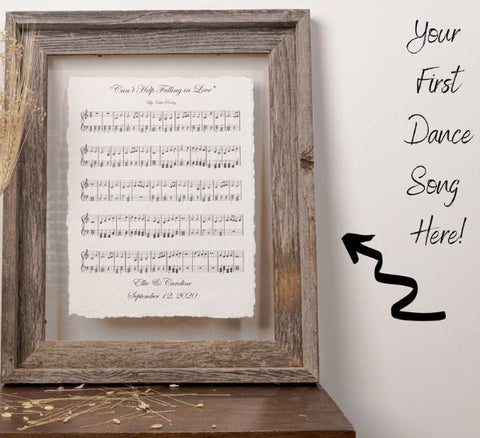 First Dance Song Music Sheet