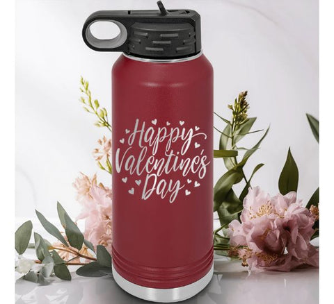 Happy Valentine's Day Water Bottle