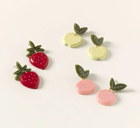 Fruit Drop Earrings