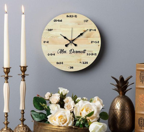 Custom Math Clock