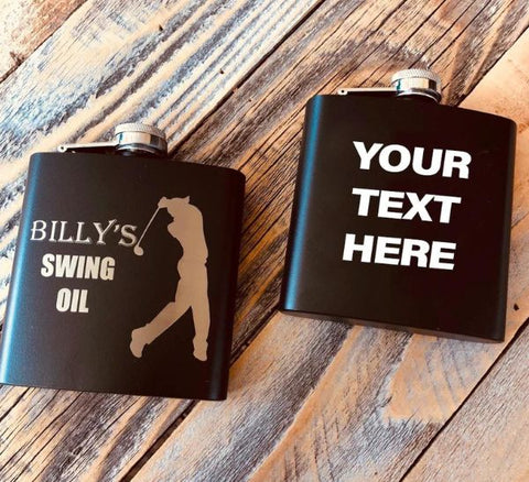 Personalized Golf Flask